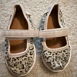 Toms Kids Leopard Print Dress Shoes